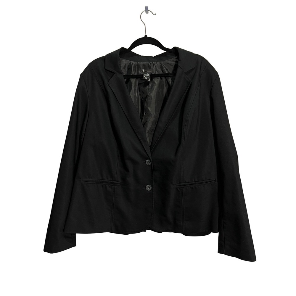 Lane Bryant Women's Black Blazer Size 26 Career Business Work